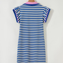  Vacation Vibes Stripe Ruffle Mini Dress