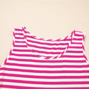  Catalina Tiered Stripe Sleeveless Dress