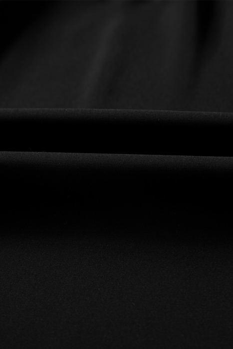 HIDDEN GEMS | Ribbed Knit Patchwork Long Sleeve Dress