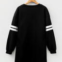  HIDDEN GEMS | Varsity Stripe Sweatshirt Dress