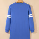  HIDDEN GEMS | Varsity Stripe Sweatshirt Dress