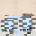  Demi Denim Color Block Shirt Dress