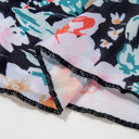  HIDDEN GEMS | Floral Mesh Long Sleeve Top