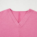  HIDDEN GEMS | Textured T-Shirt and Shorts Set