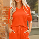  HIDDEN GEMS | Textured T-Shirt and Shorts Set