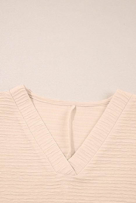 HIDDEN GEMS | Textured T-Shirt and Shorts Set