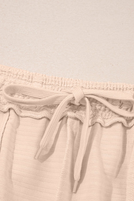 HIDDEN GEMS | Textured T-Shirt and Shorts Set