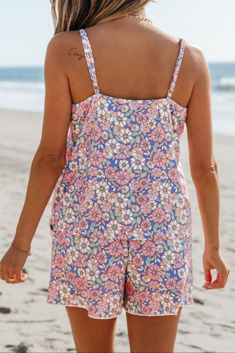 HIDDEN GEMS | Charming Floral Tank and Shorts Set