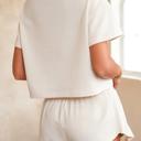  HIDDEN GEMS | Cropped Tee and Ruffle Skort Set