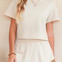  HIDDEN GEMS | Cropped Tee and Ruffle Skort Set