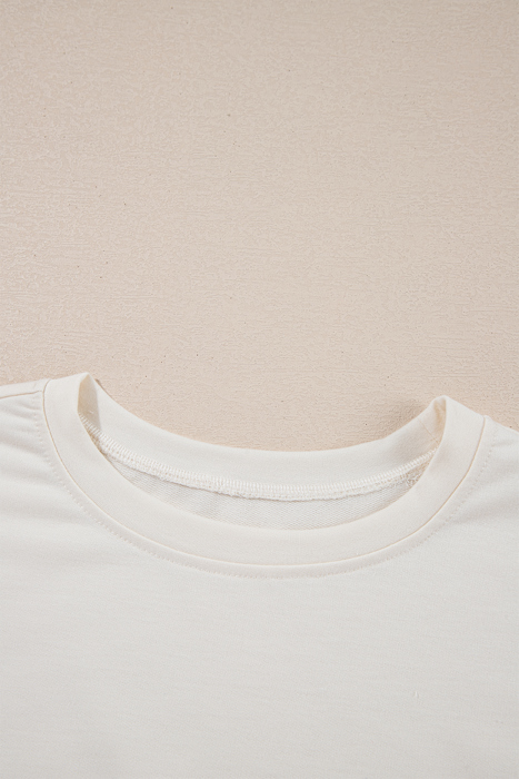 HIDDEN GEMS | Cropped Tee and Ruffle Skort Set