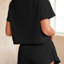  HIDDEN GEMS | Cropped Tee and Ruffle Skort Set
