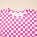  HIDDEN GEMS | Checker T-Shirt and Skort Set