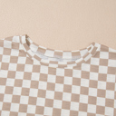  HIDDEN GEMS | Checker T-Shirt and Skort Set