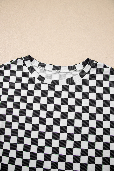 HIDDEN GEMS | Checker T-Shirt and Skort Set