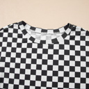  HIDDEN GEMS | Checker T-Shirt and Skort Set