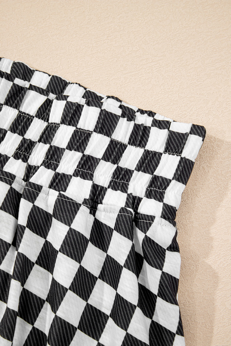 HIDDEN GEMS | Checker T-Shirt and Skort Set