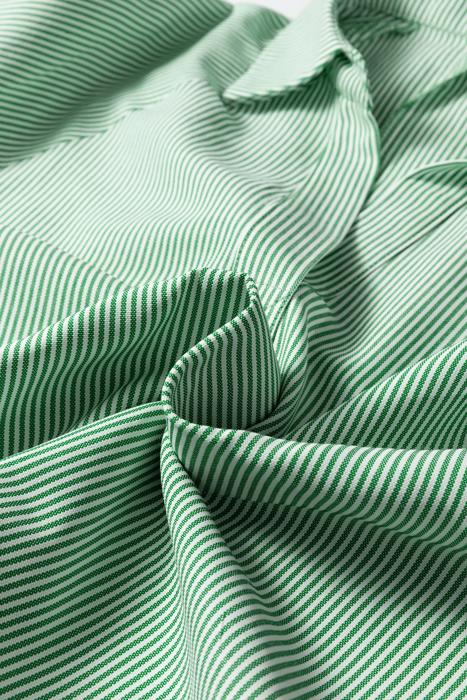 Sweet Escape Stripe Collared Blouse