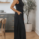  HIDDEN GEMS Essential Sleeveless Jumpsuit w/Pockets