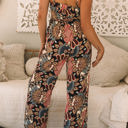  HIDDEN GEMS | Blissful Boho Floral Belted Jumpsuit