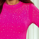  HIDDEN GEMS Gemma Rhinestone Bodysuit