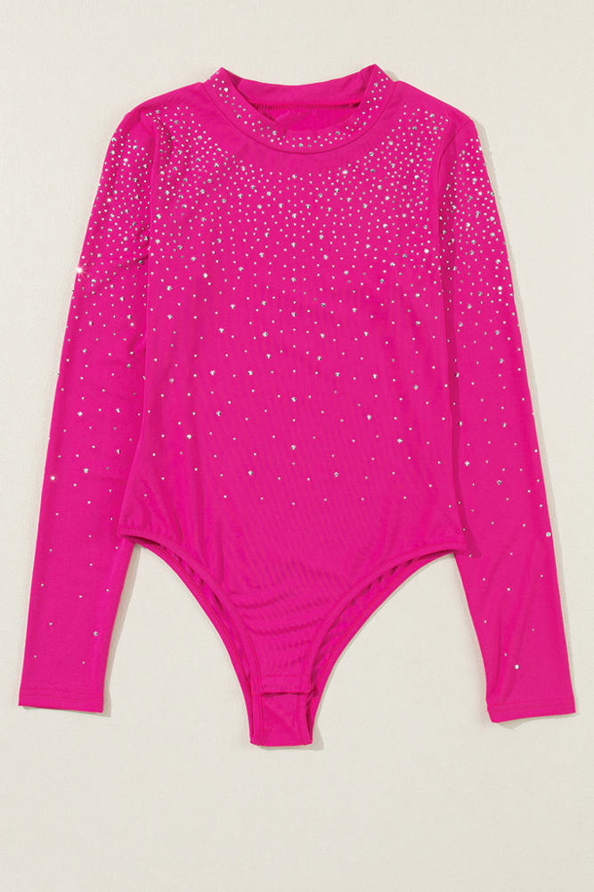 HIDDEN GEMS Gemma Rhinestone Bodysuit