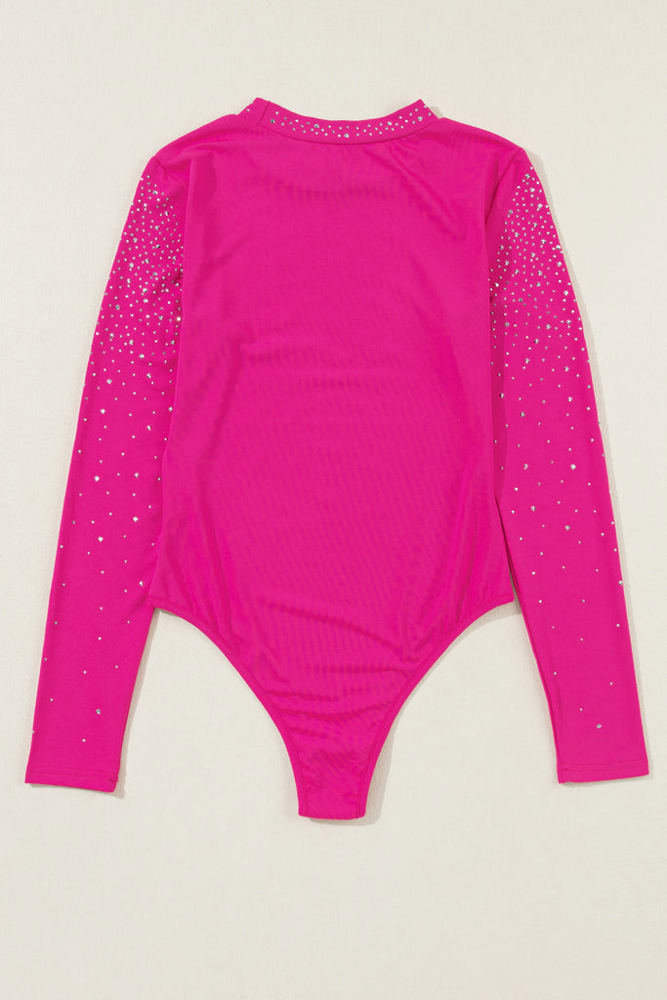 HIDDEN GEMS Gemma Rhinestone Bodysuit