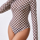  CHECK MATE MESH BODYSUIT