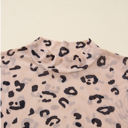  All Eyes on You Leopard Mesh Top