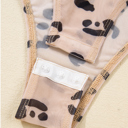  All Eyes on You Leopard Mesh Top