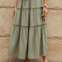  SALE! Tiered Maxi Skirt