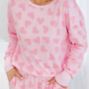  HIDDEN GEMS | Valentine Heart Top and Shorts Set
