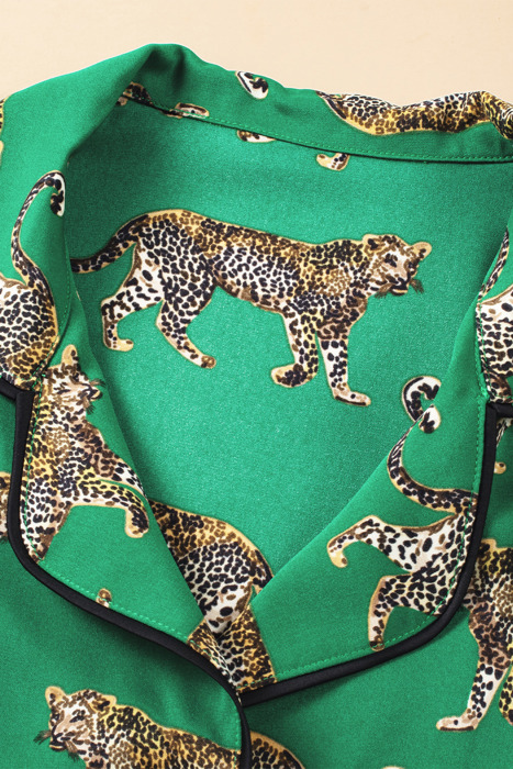 HIDDEN GEMS | Cheetah Shirt & Pants Pajama Set