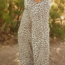  Clearance! Leopard Drawstring Elastic Pants