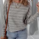  HIDDEN GEMS | Stripe Dolman Sleeve Drop Shoulder Top