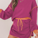  HIDDEN GEMS | Colorblock Top and Skort Set