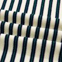  HIDDEN GEMS | Stripe Zipped Collar Long Sleeve Top