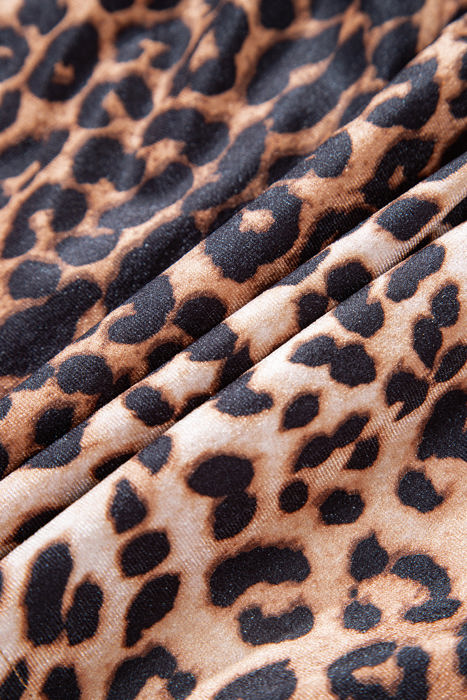 HIDDEN GEMS | Leopard Tiered Patchwork Mini Skirt