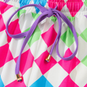  HIDDEN GEMS | Sporty Chic Checker Drawstring Shorts