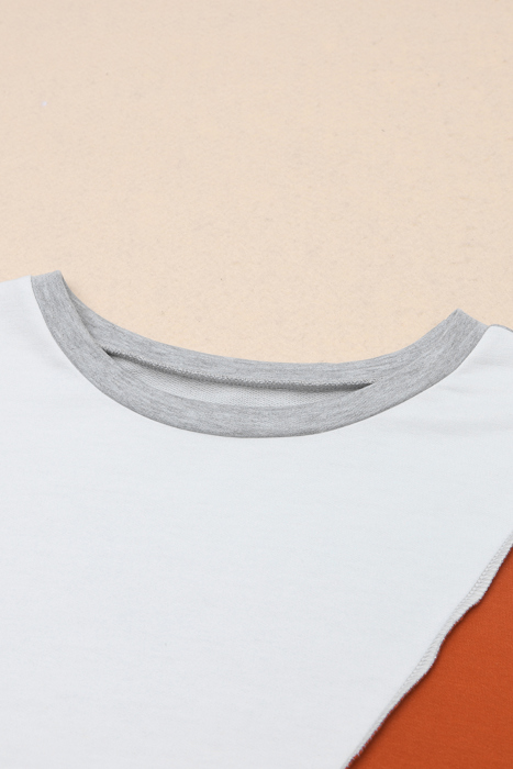 HIDDEN GEMS | Colorblock Long Sleeve Top