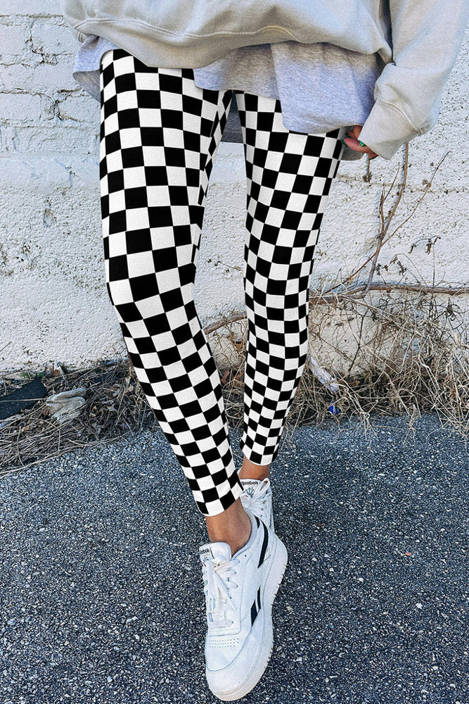 HIDDEN GEMS Checkmate Skinny Leggings