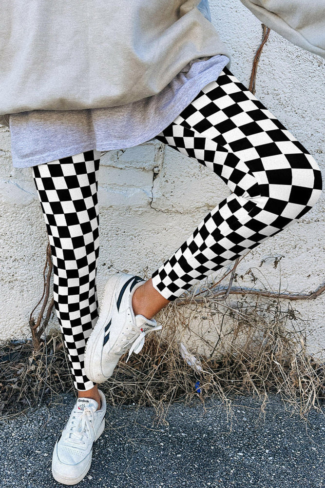 HIDDEN GEMS Checkmate Skinny Leggings