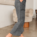  HIDDEN GEMS | Mineral Wash Raw Hem Pants