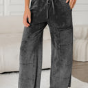  HIDDEN GEMS | Mineral Wash Raw Hem Pants