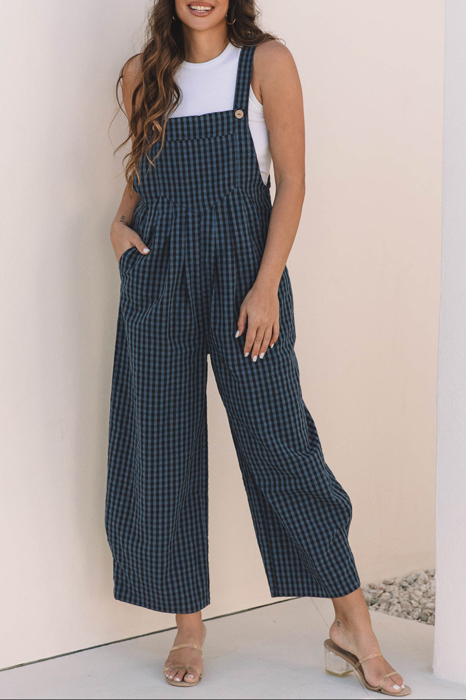 HIDDEN GEMS | Vintage Vibes Gingham Plaid Overall