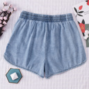  SALE! Elasticized Waist Denim Shorts