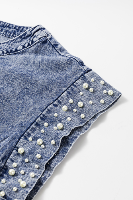 Hidden Gems | Denim and Pearls Top