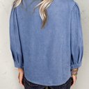  HIDDEN GEMS Bow Tie Denim Top