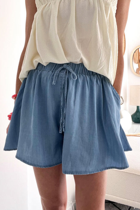 HIDDEN GEMS | Effortless Flared Denim Shorts