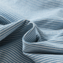  Coastal Stroll Stripe Denim Drawstring Shorts